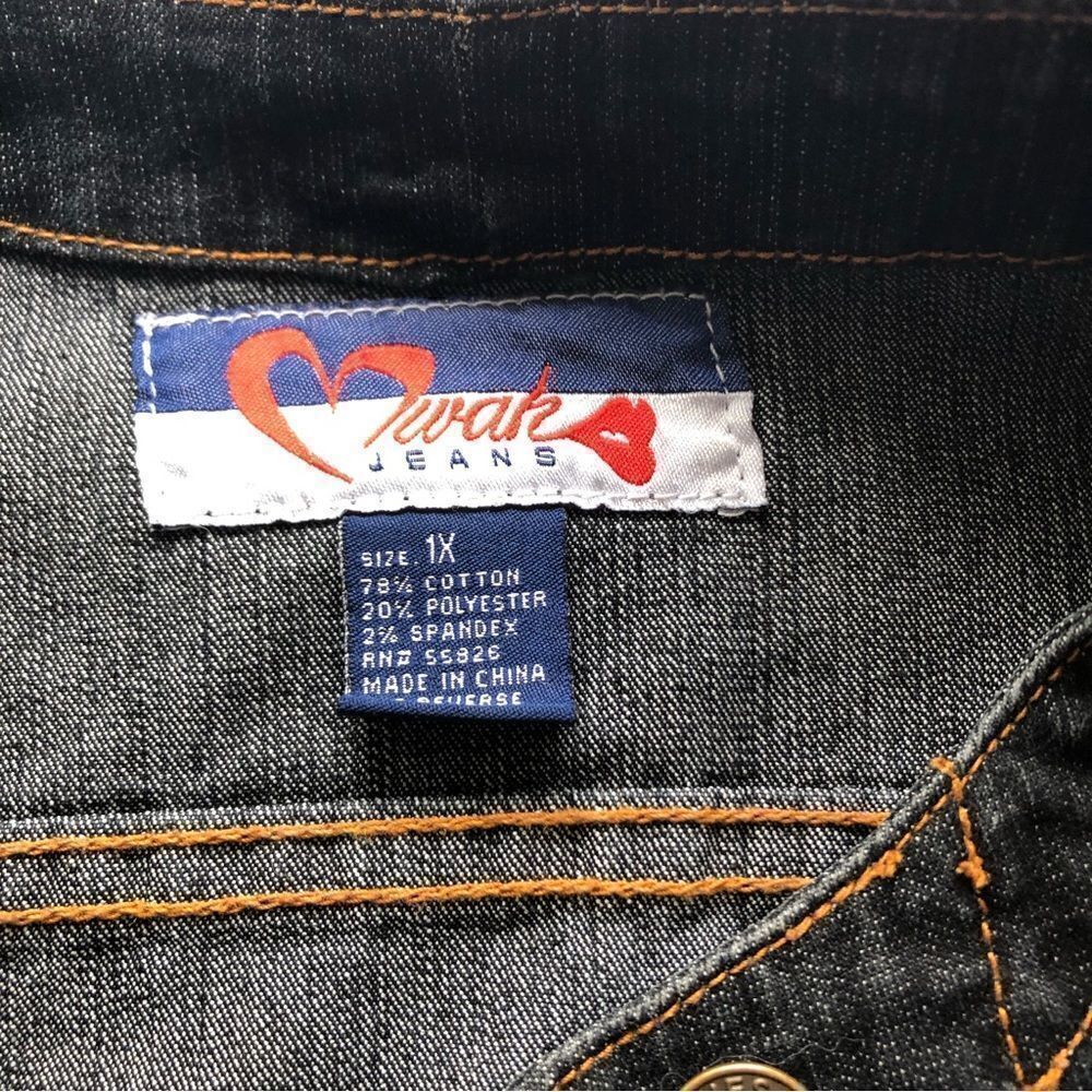 Denim Jacket Be Kind Custom Back Panel - 1XL - Like New Condition Urban flair - Picture 12 of 14